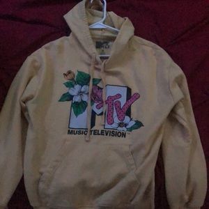 Yellow MTV sweatshirt
